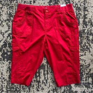 NWT St. John's Bay Skimmer Size 20W in Rumba Red